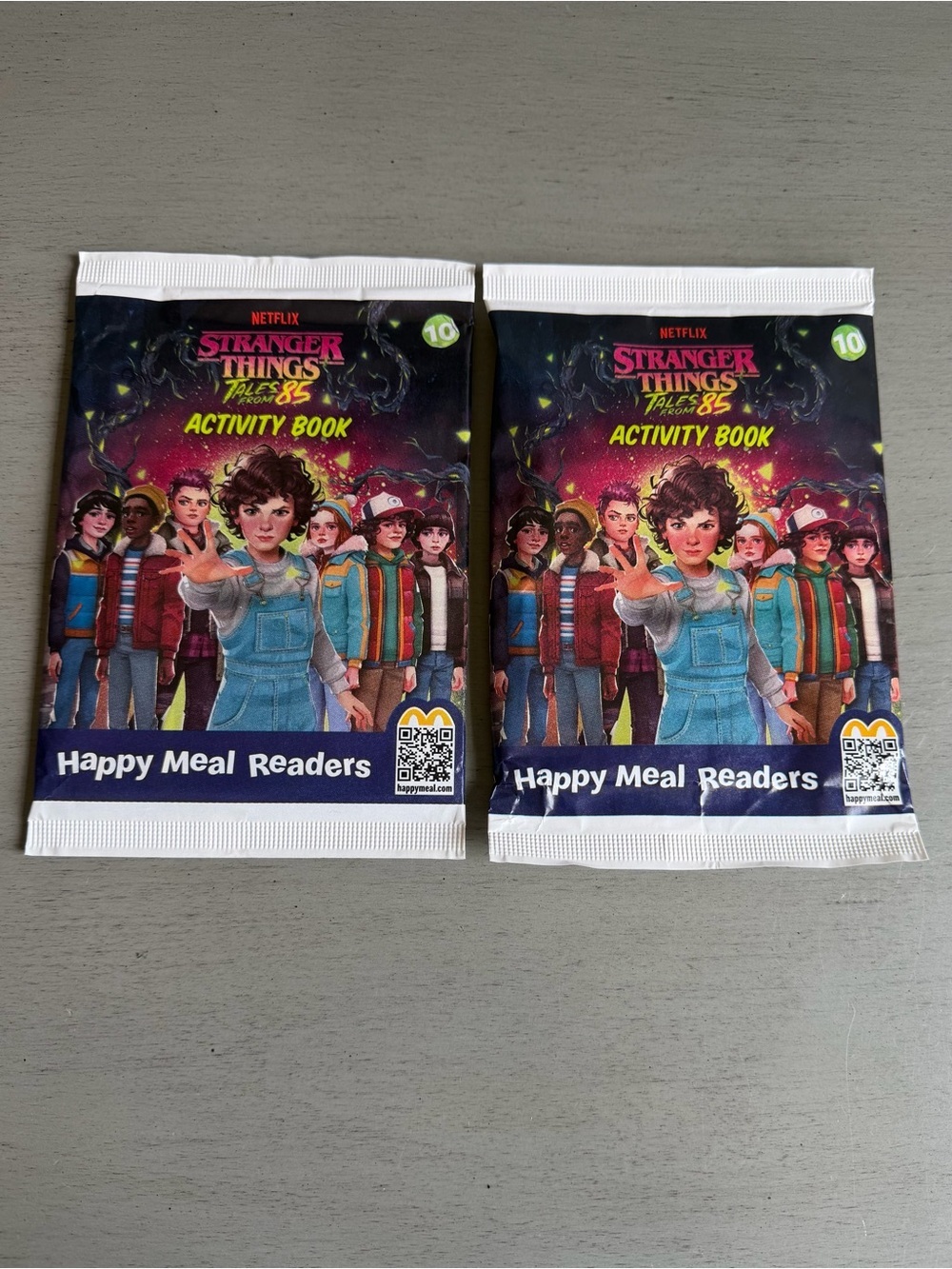 McDonald's Netflix Stranger Things Tales From '85 Activity Book 2026 x 2